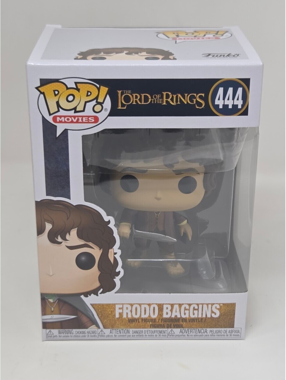 Funko Pop Movies Lord of the Rings Frodo Baggins 444 Vinyl Figure Boxed
